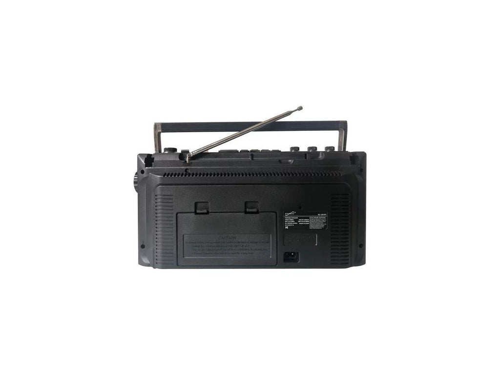 Supersonic Portable AM/FM Radio, Black, SC-3201BT-BK