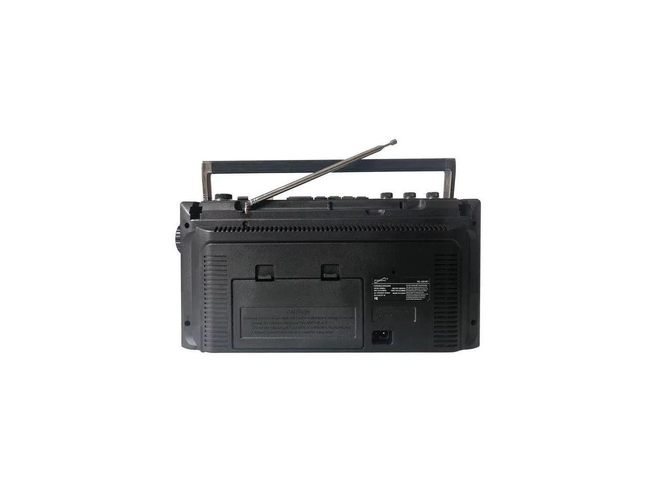 Supersonic Portable AM/FM Radio, Black, SC-3201BT-BK