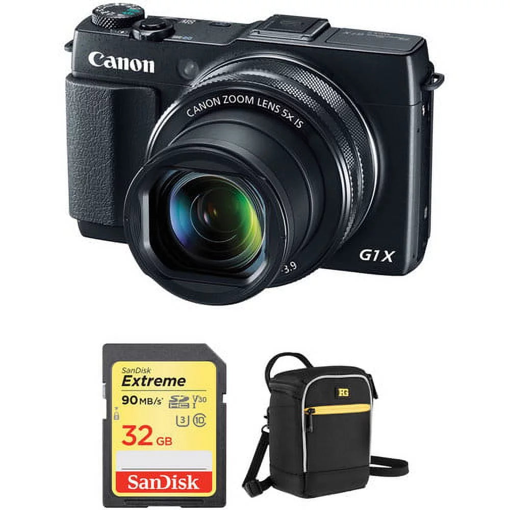Canon PowerShot G1 X Mark II Digital Camera Basic Kit