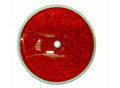 Cortina 13-099-32 3-3/8" Dia. Reflector - Center Hole Mount - Red (80 Pack)