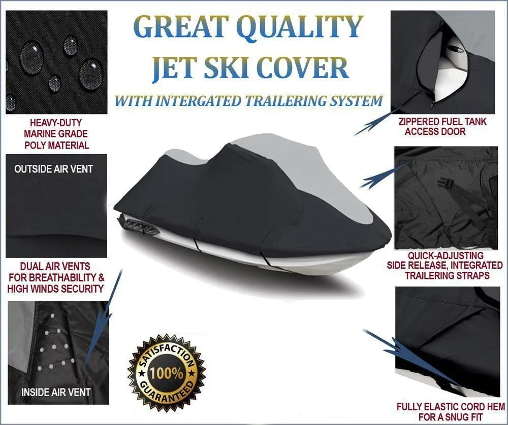 SUPER HEAVY-DUTY PWC 600D JET SKI Coating Sea Doo Sea-Doo RXP 2004-2008 travel Jet Ski Wrap PWC Shield