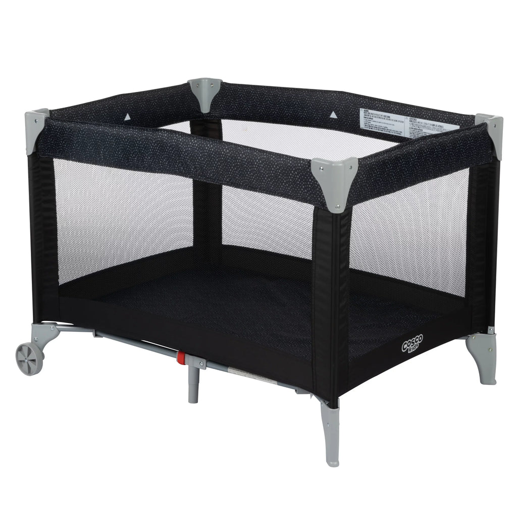 Cosco Kids Funsport Portable Compact Baby Play Yard with Carry Bag, Noir Dot
