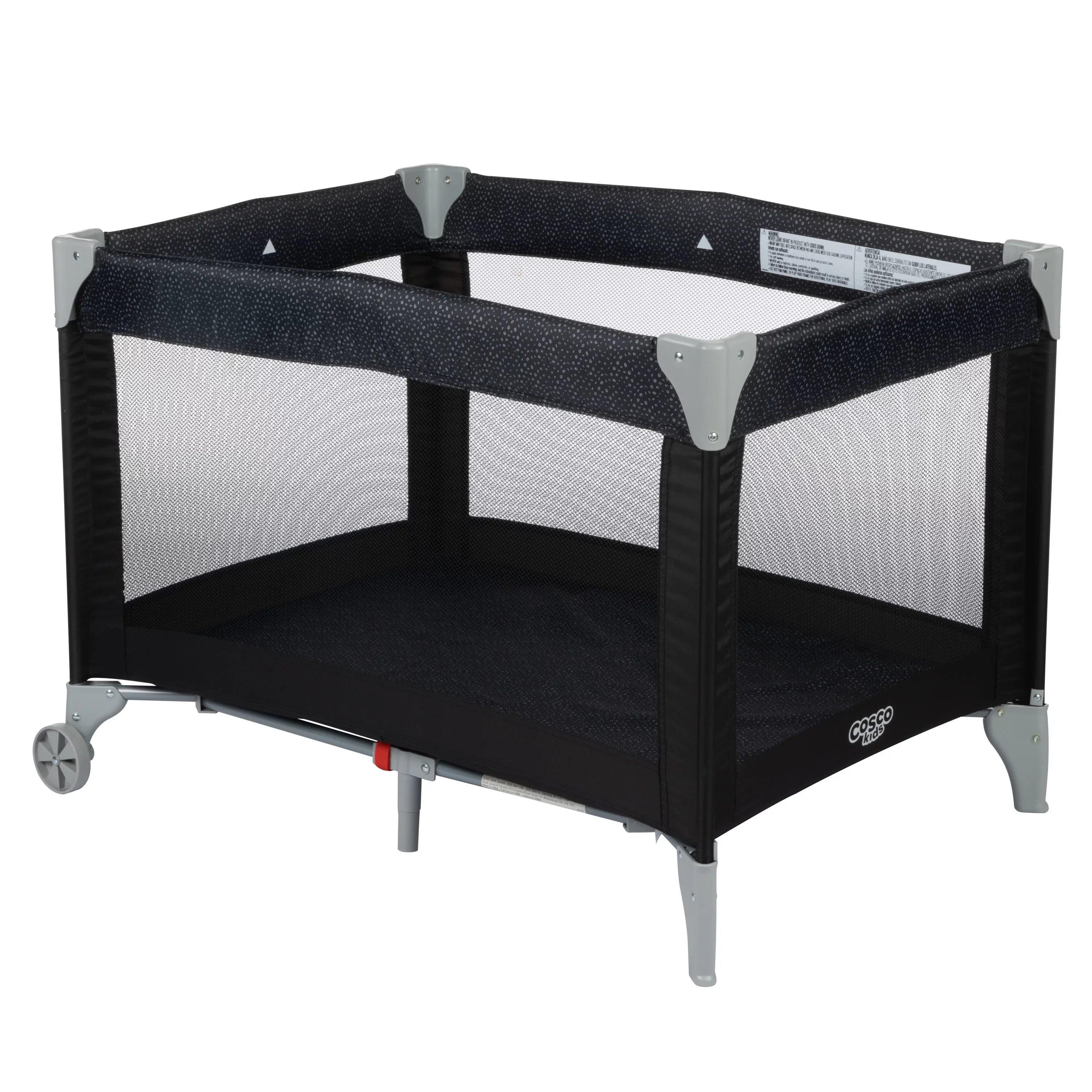 Cosco Kids Funsport Portable Compact Baby Play Yard with Carry Bag, Noir Dot