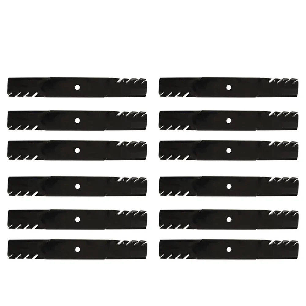 12PK Fits Gator High Lift Mulching Blades Fits Toro Fits Exmark 60" Deck 20 1/2" x 5/8"