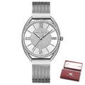 Fashion Watch For Women Wriswatch luxury brand Casual Quartz Ladies Watches Black Stainless Steel Strap Reloj Mujer 042506