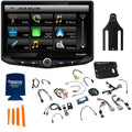 Stinger 2011-18 Wrangler JK Heigh10 10" In-dash Infotainment System with SR-JK11H Wrangler Flush-Mount Dash Kit and PCAM-JP Back Up Camera