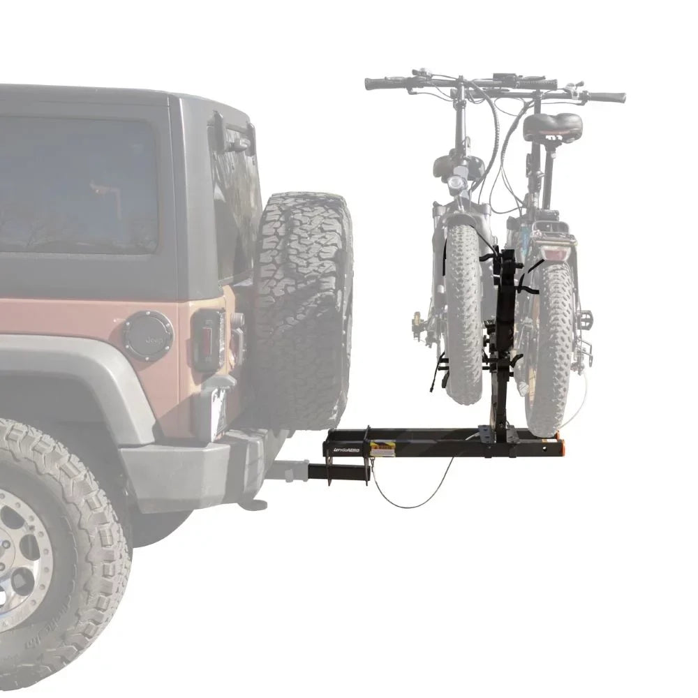 Lets Go Aero (B00390) V-Lectric FAT PRO Two Fat Tire EBike Carrier Fits 2" Receiver Hitch