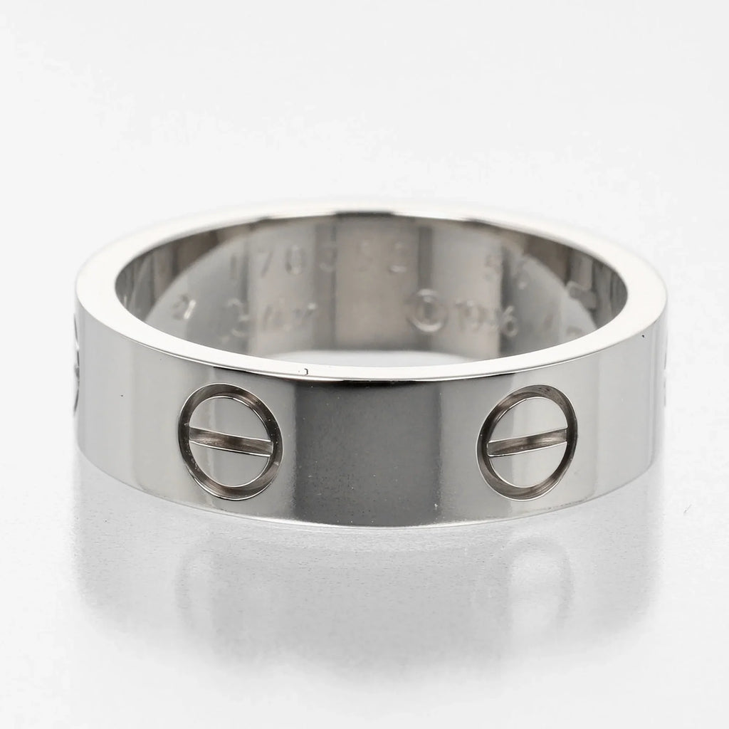 Pre-Owned Cartier CARTIER Love No. 15 Ring K18 WG White Gold Approx. 7.9g I122924022 (Good)