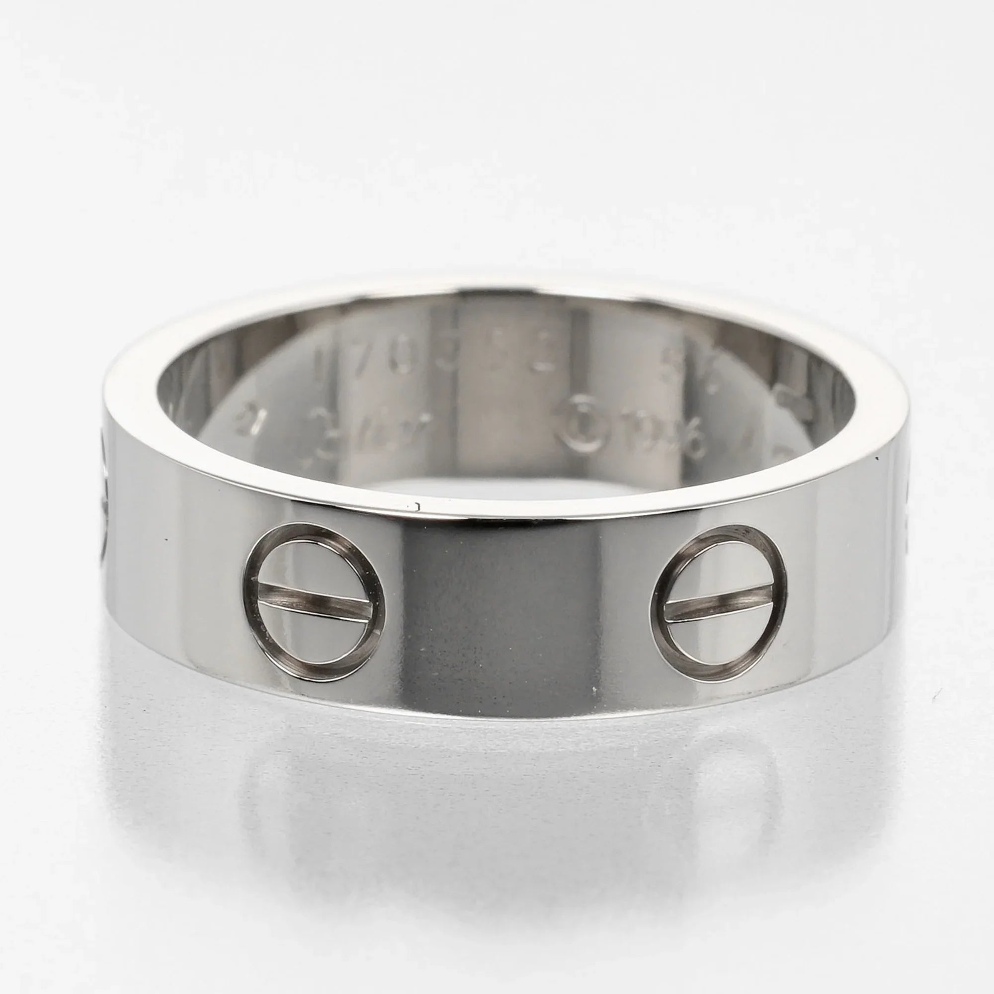 Pre-Owned Cartier CARTIER Love No. 15 Ring K18 WG White Gold Approx. 7.9g I122924022 (Good)