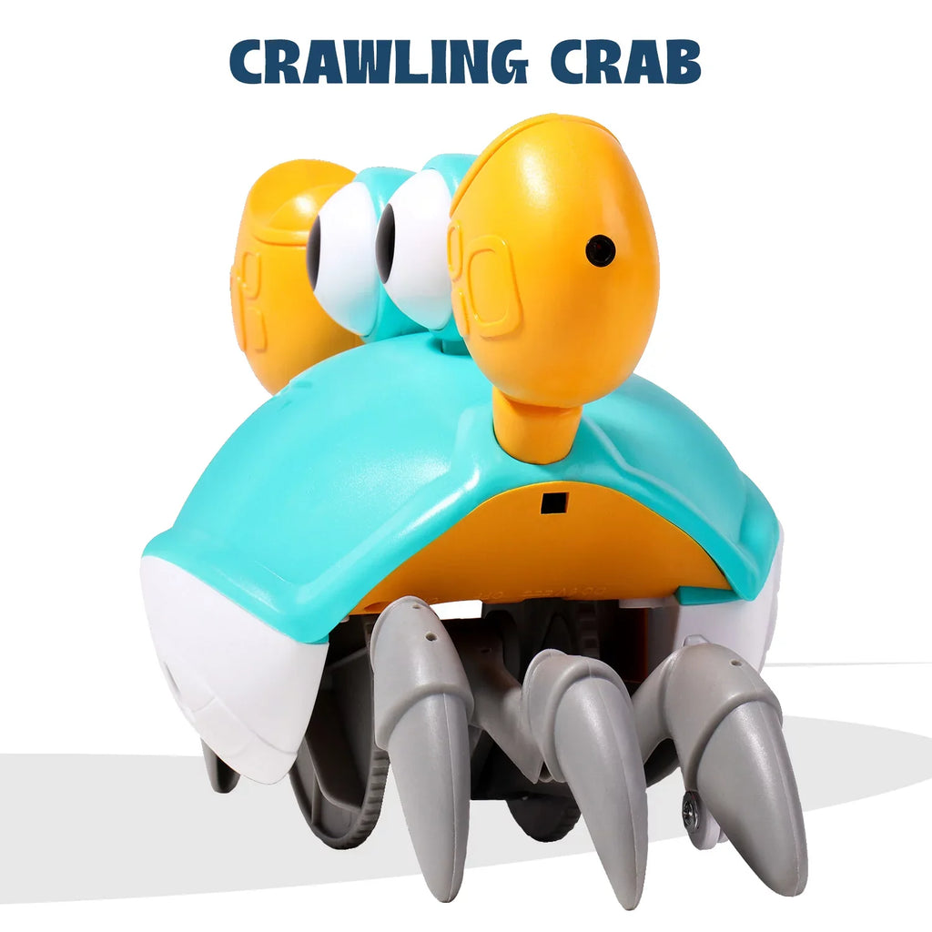 Atlas Stunning Baby Crawling Toys Crab For 3 4 5 6 7 8 9 10 11 12 Babies And 36 Months Old Toddlers Learning Crawl And Music Development Interactive Chirstmas And Birthday Gift