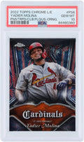 Yadier Molina St. Louis Cardinals 2022 Topps Chrome Orange #PS-6 #/25 PSA Authenticated 10 Card