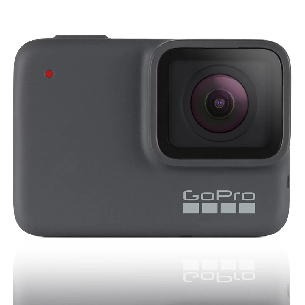 Restored GoPro HERO7 Silver Camera + Super Suit Dive Housing Case ECommerce Packaging Waterproof Digital Action Camcorder With Touch Screen 4K HD Video 12MP Photos (Refurbished)