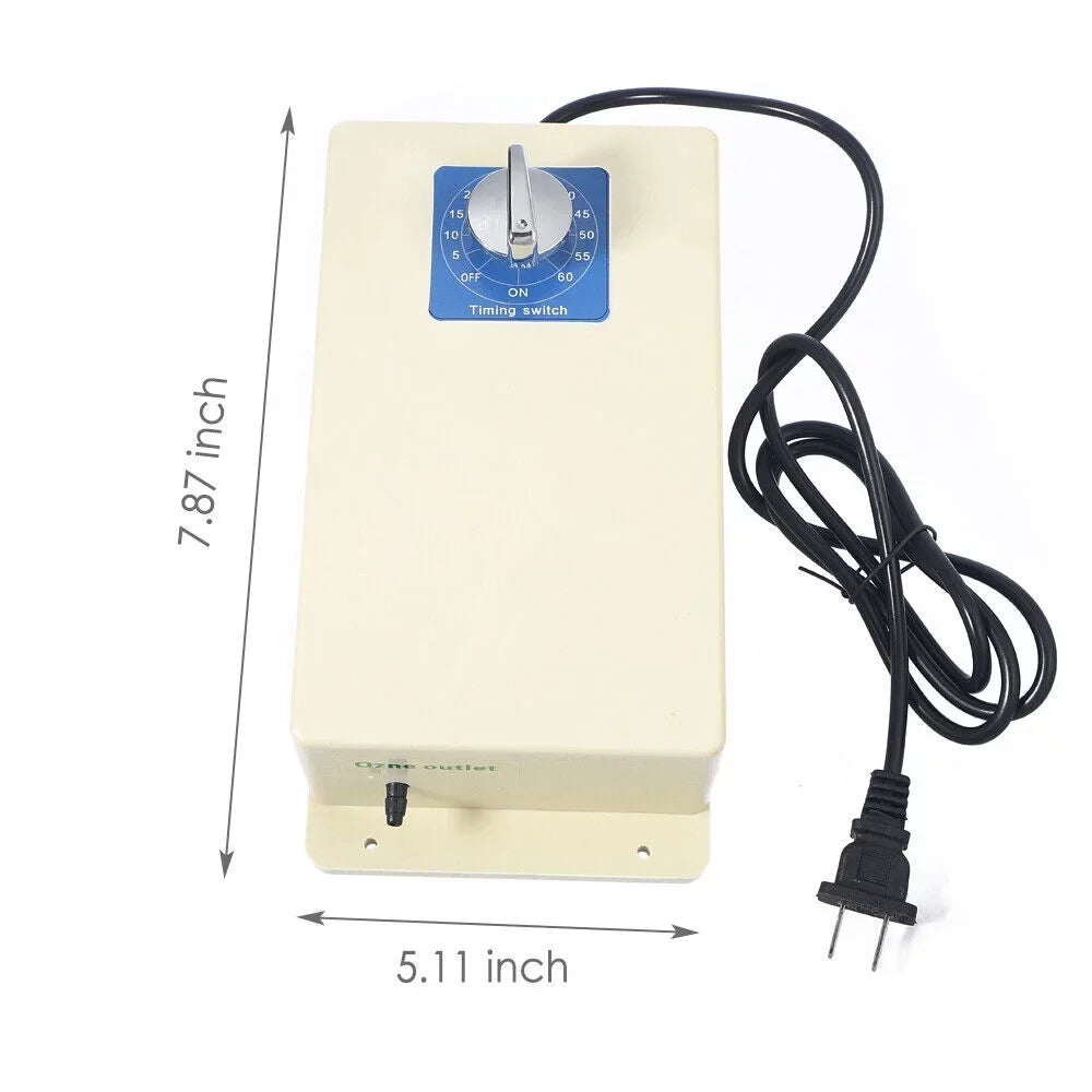 2000mg/h Ozone Generator Machine Air Water Sterilizer Purifier + Time Swithch
