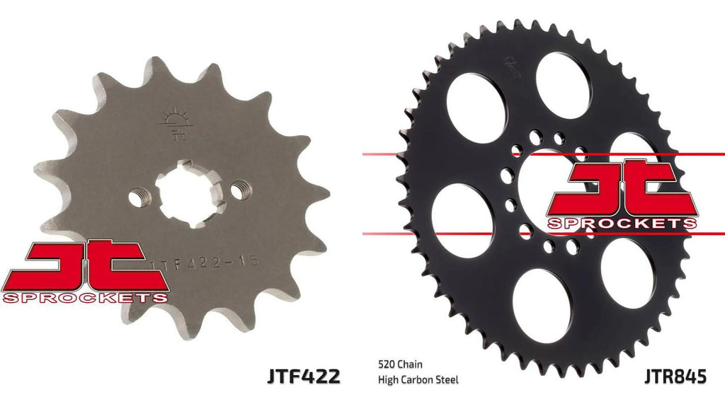 Front & Rear Sproket Kit YAMAHA IT125 G,H-USA 80-81 JT Sprockets