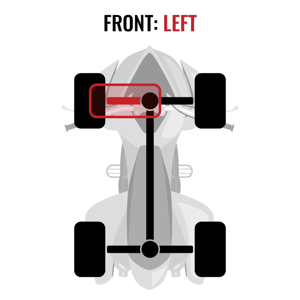 Sixity XT Front Left Axle Suitable with Can-Am Maverick 1000 2015 - XDS DPS 4X4