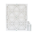 20x25x1 MERV 10 Pleated AC Furnace Air Filters by Glasfloss Industries. ( 8 Pack ) Exact Size: 19-1/2 x 24-1/2 x 7/8