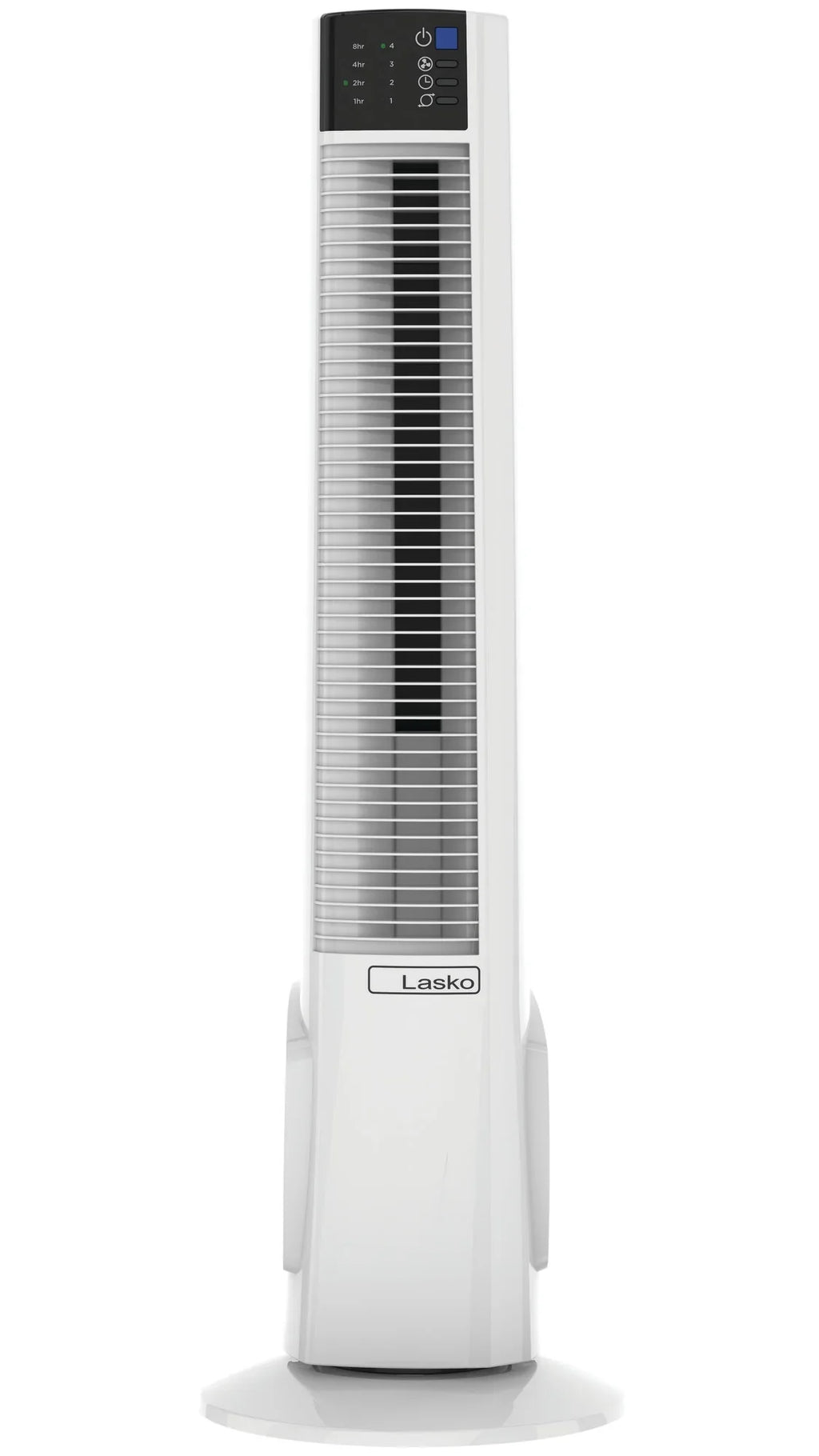 Lasko 39" 4-Speed Oscillating Hybrid Tower Fan with Timer and Remote, White, T38400, New