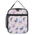 Lilo Stitch Blue Portable Lunch Bag Tote Bento Bag School Office Insulated Cooler Thermal Handbag For Adult Boys Girls Kids