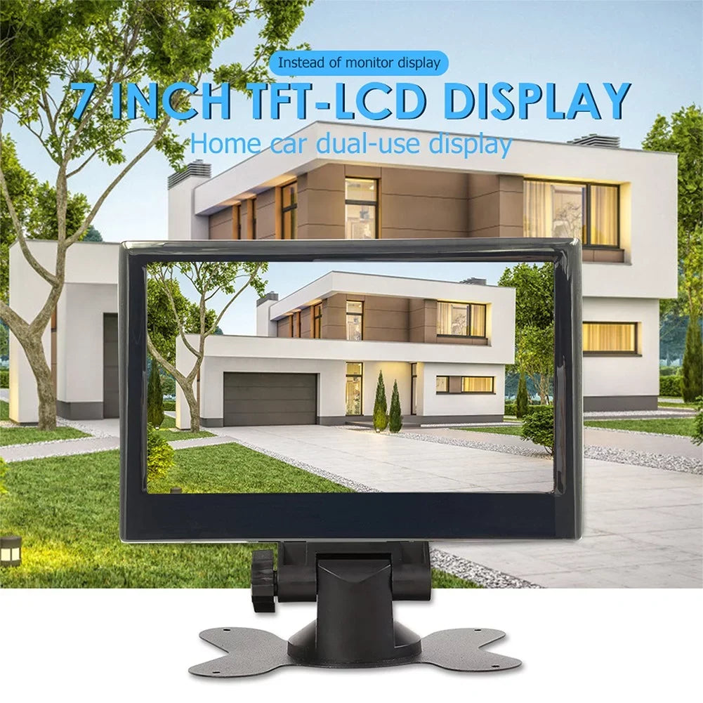 Gerich Truck Tractor Lorry IR Rear View Reversing Camera and 7\\\" LCD Backup Monitor Kit
