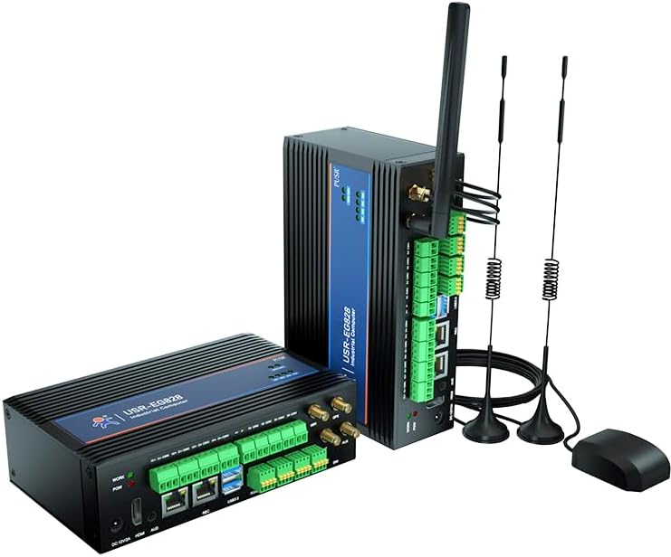ARM Embedded Industrial Computer with Ethernet WiFi Powerful Processor Linux Open Source and an ARM Architecture Rich Interface Edge Computing Gateway USR-EG828-CEW