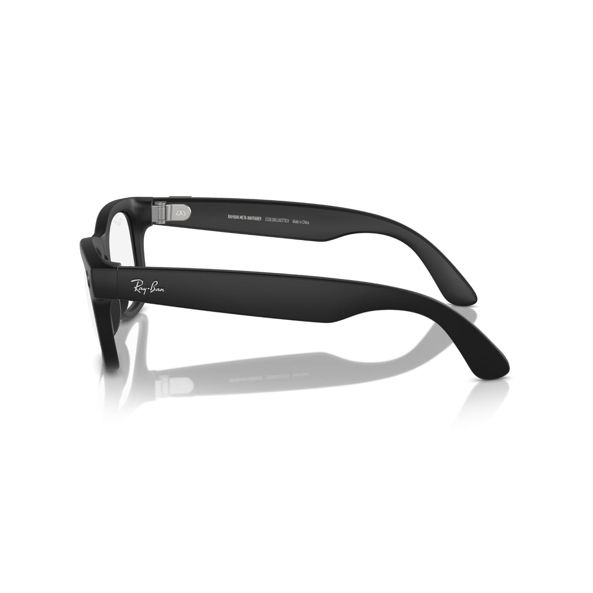 Ray-Ban Meta (Gen 1), Wayfarer, Large Matte Black | Smart AI Glasses for Men, Women â 12 MP Camera, Open-Ear Speakers, Video Recording, Bluetooth â TransitionsÂ® Clear Lenses â Wearable Technology
