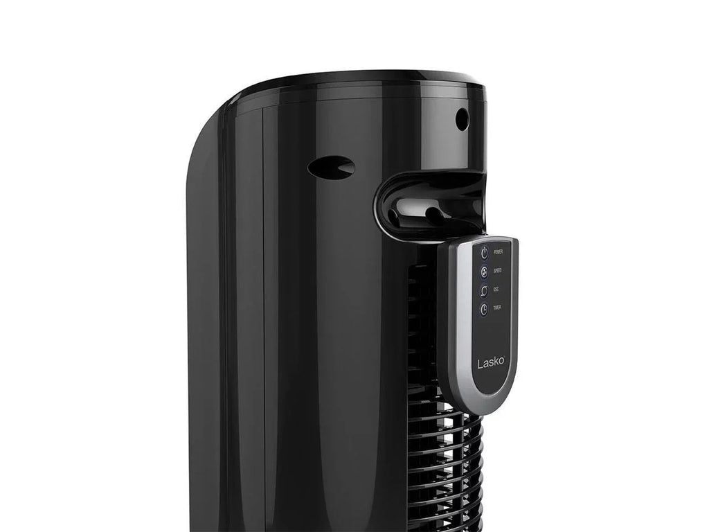 Lasko 32 Inch Slim Portable 3 Speed Oscillating Tower Fan with Remote