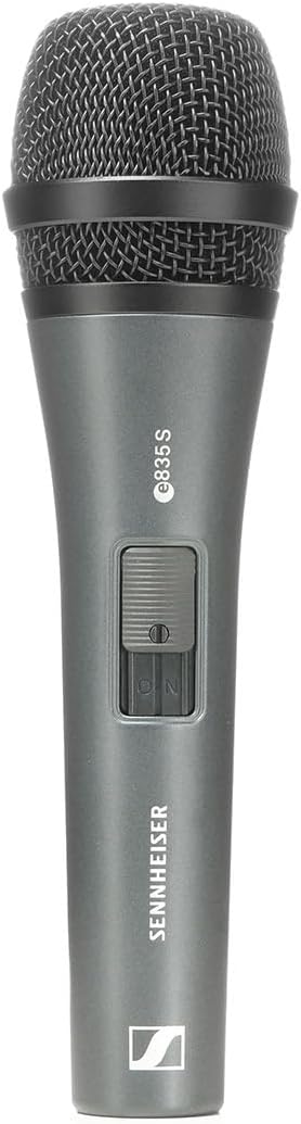 Sennheiser Pro Audio Sennheiser Professional E 835-S Dynamic Cardioid Vocal Microphone with On/Off Switch