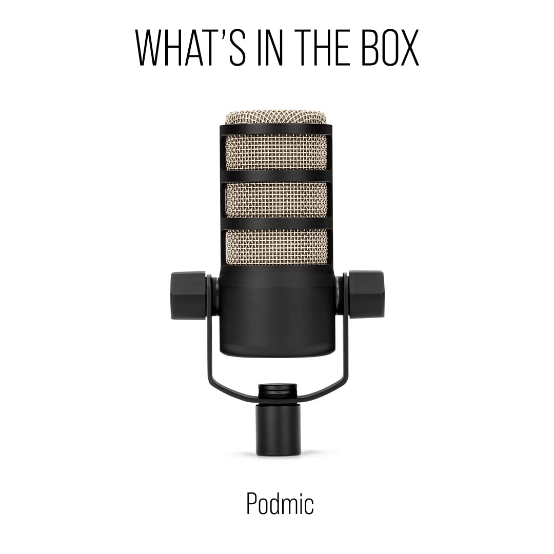 RÃDE PodMic USB Dynamic Broadcast Microphone, XLR + USB-C