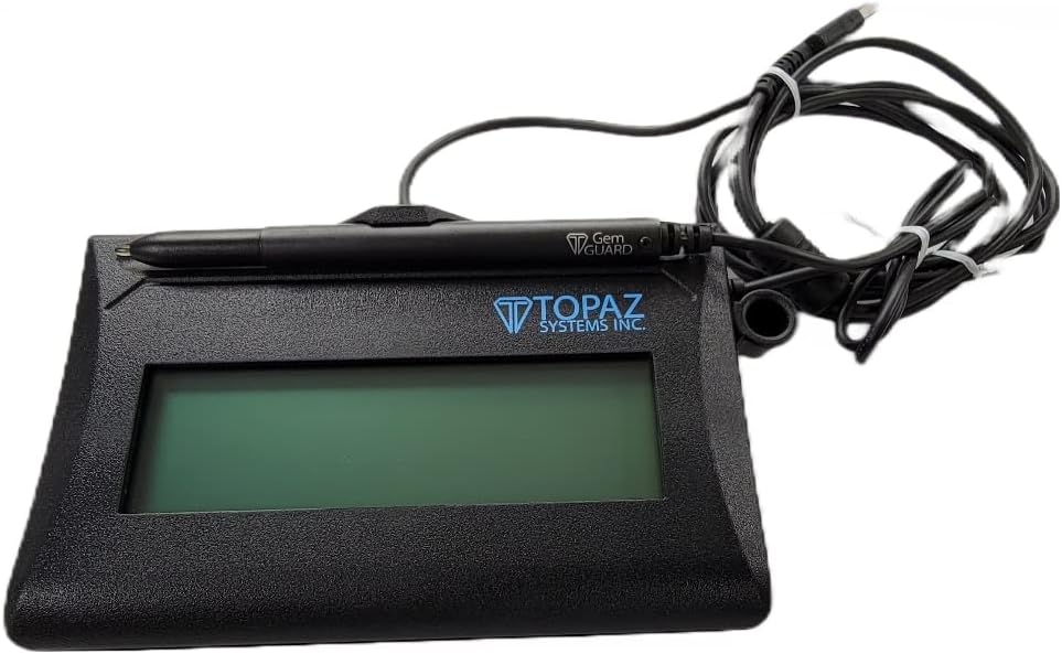 Topaz Systems High-Performance USB, Citrix Ready SignatureGem Signature Pad T-LBK462-HSX-R (Renewed)