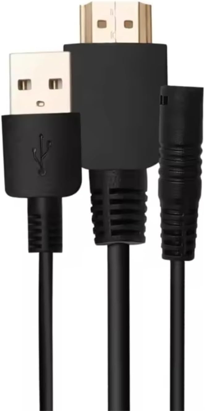 3-in-1 Cable Only for Huion Kamvas 22/22 Plus Graphics Drawing Monitor