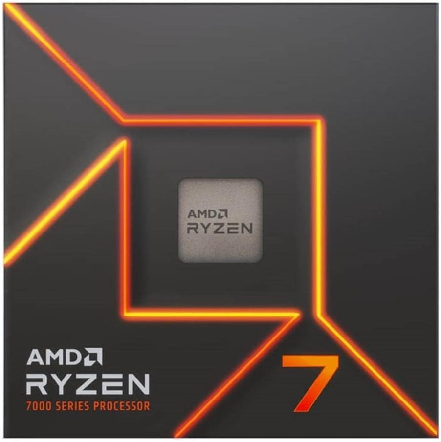AMD Ryzen 7 7700 8-Core, 16-Thread Unlocked Desktop Processor