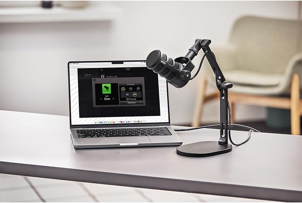 RÃDE PodMic USB Dynamic Broadcast Microphone, XLR + USB-C