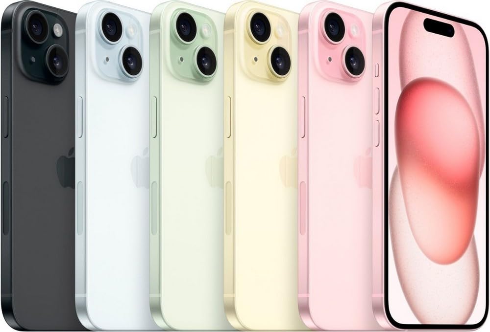 Apple iPhone 15 Plus, 128GB, Black - Locked to Verizon (Renewed)