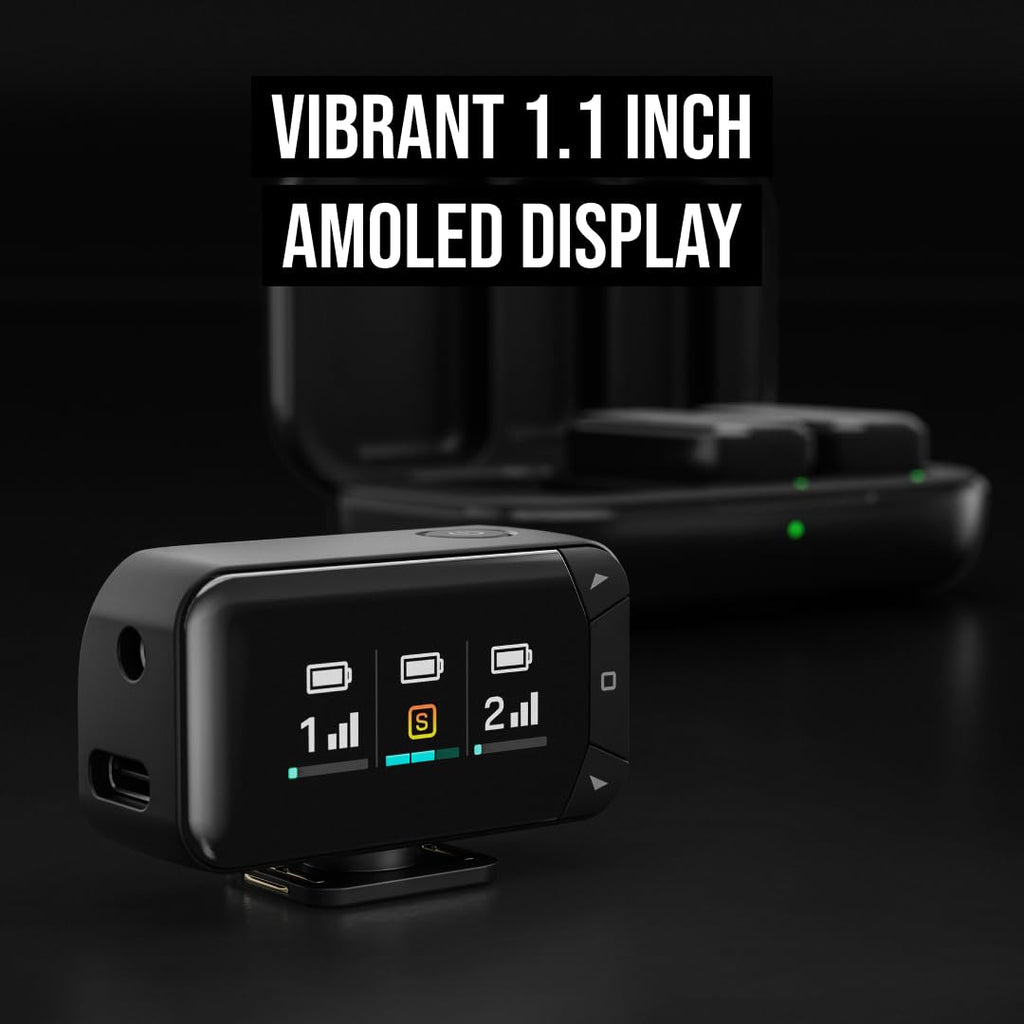RÃDE Wireless Micro (2 Mics + Charging Case), USB-C for iPhone & Android