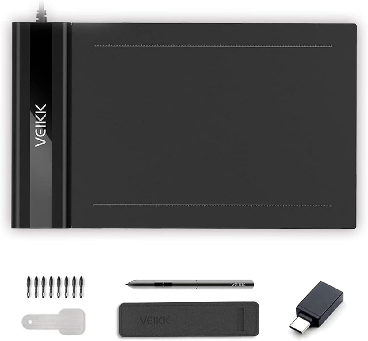 VEIKK S640 Drawing Tablet, 6x4 Inch Digital Graphics Tablet