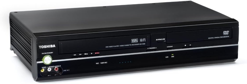 Toshiba SD-V296 DVD Player/VCR Combo, Progressive Scan Dolby Digital Remote Control, Black