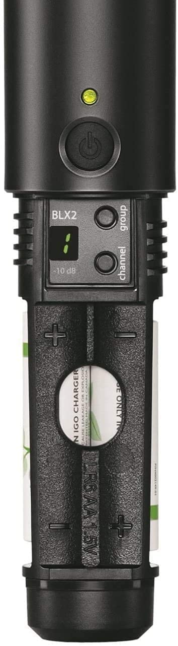 Shure BLX288/PG58 Dual Wireless Vocal System - H10 Band