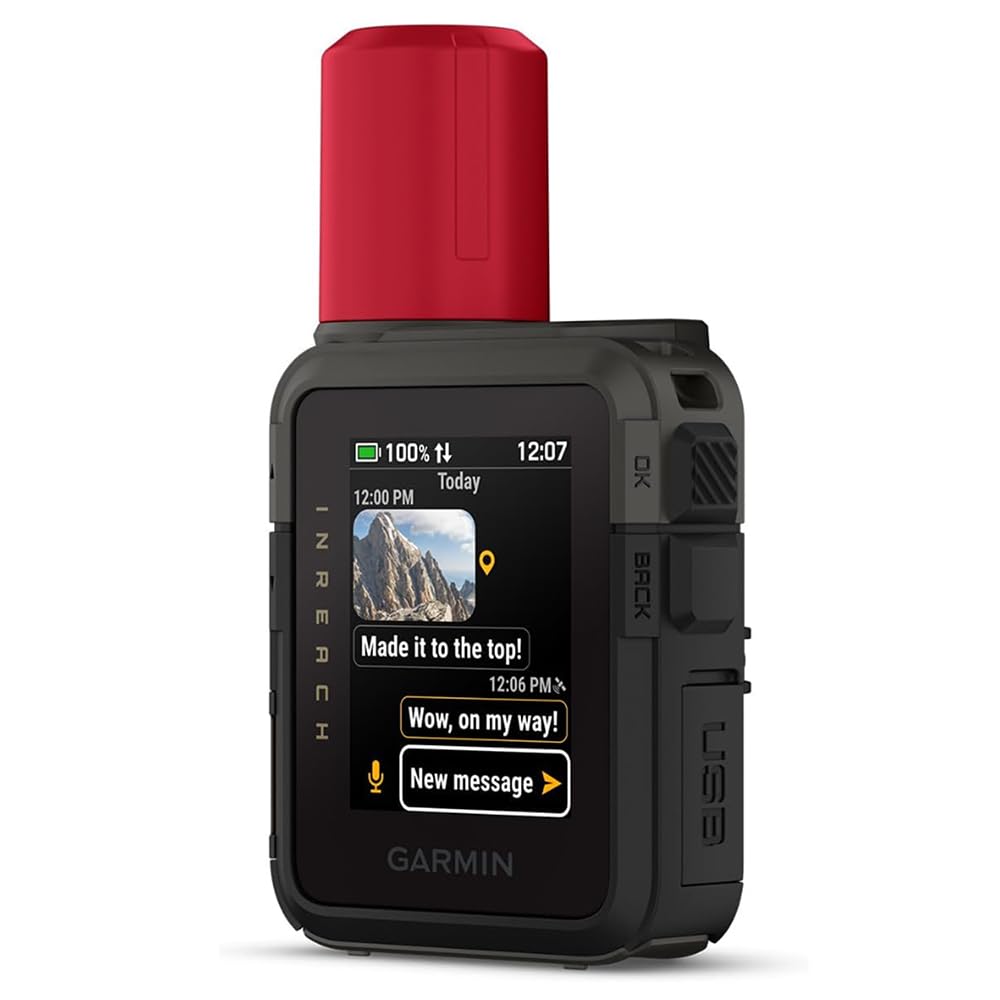 Garmin inReach Mini 3 Plus, Rugged Global Satellite Communicator with Touchscreen Texting, Photo & Voice Messaging, Emergency SOS Messages - Bundle w/Deco Essentials 26-Month CPS Plan