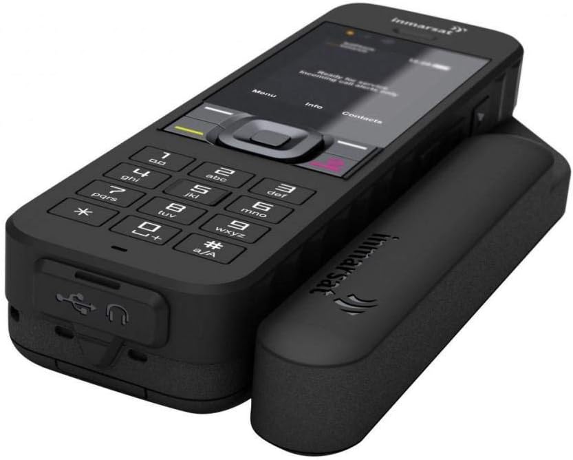 2021 Unlocked IsatPhone 2.1 Satellite Phone - Voice, SMS, GPS Tracking, SOS Global Coverage - Water Resistant - Sim Card Included (No Airtime) - Prepaid and Monthly Plans Availableâ¦