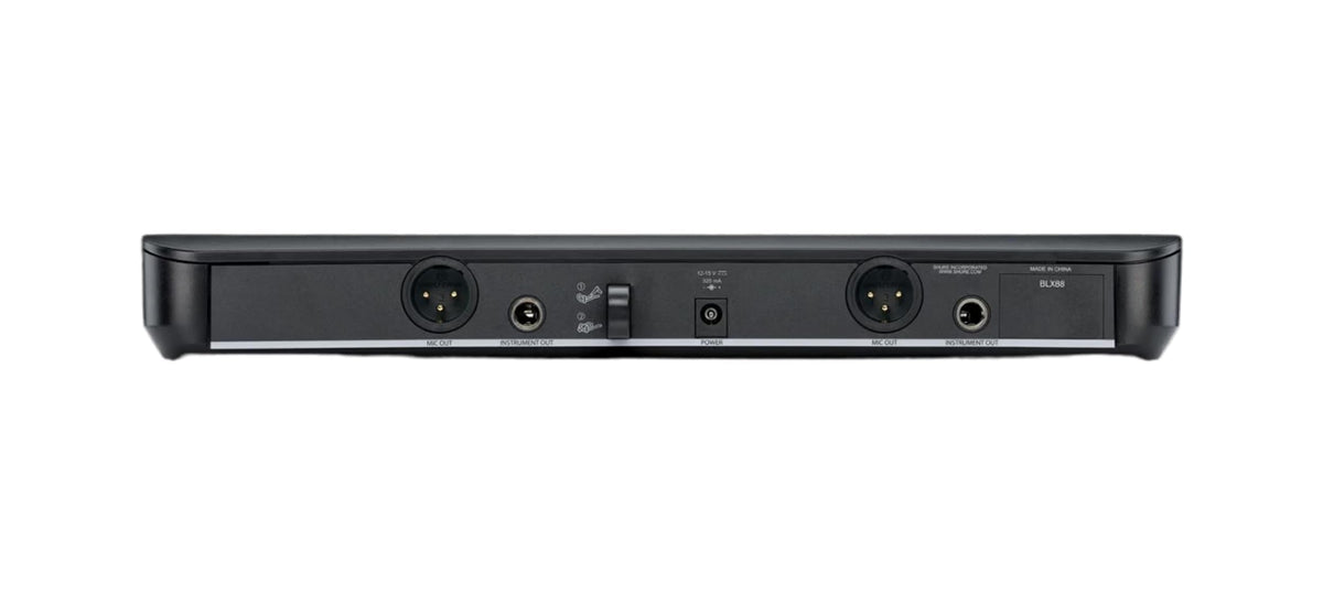Shure BLX288/PG58 Dual Wireless Vocal System - H10 Band