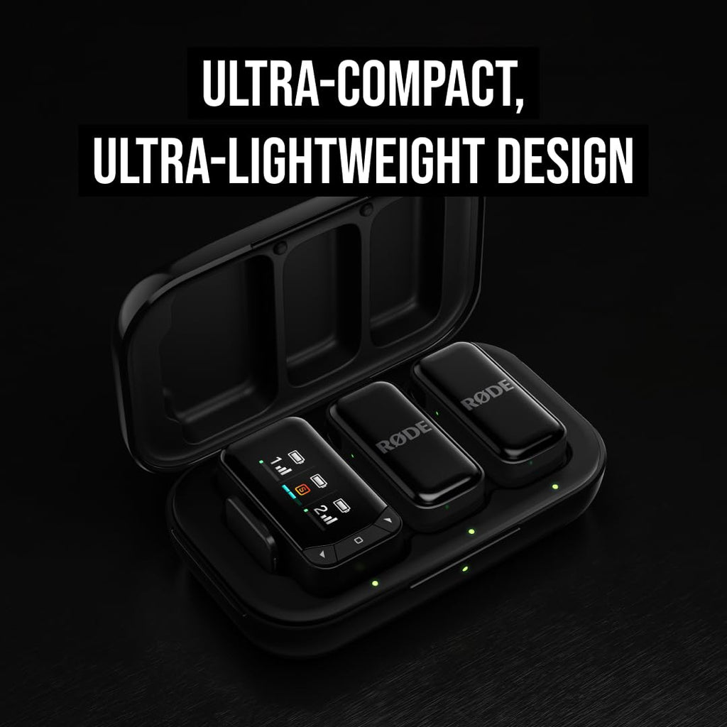 RÃDE Wireless Micro (2 Mics + Charging Case), USB-C for iPhone & Android