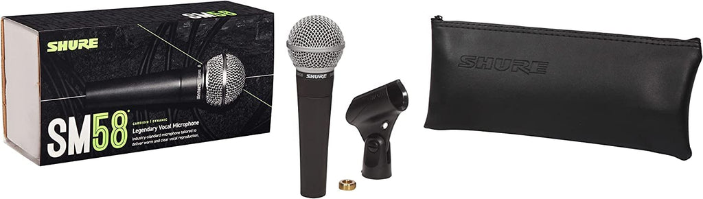 Shure SM58 Pro Dynamic Vocal Microphone with 25-ft XLR Cable