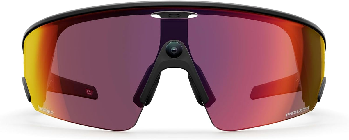 Meta Oakley Vanguard Smart AI Glasses Black, Prizm Transitions Ember