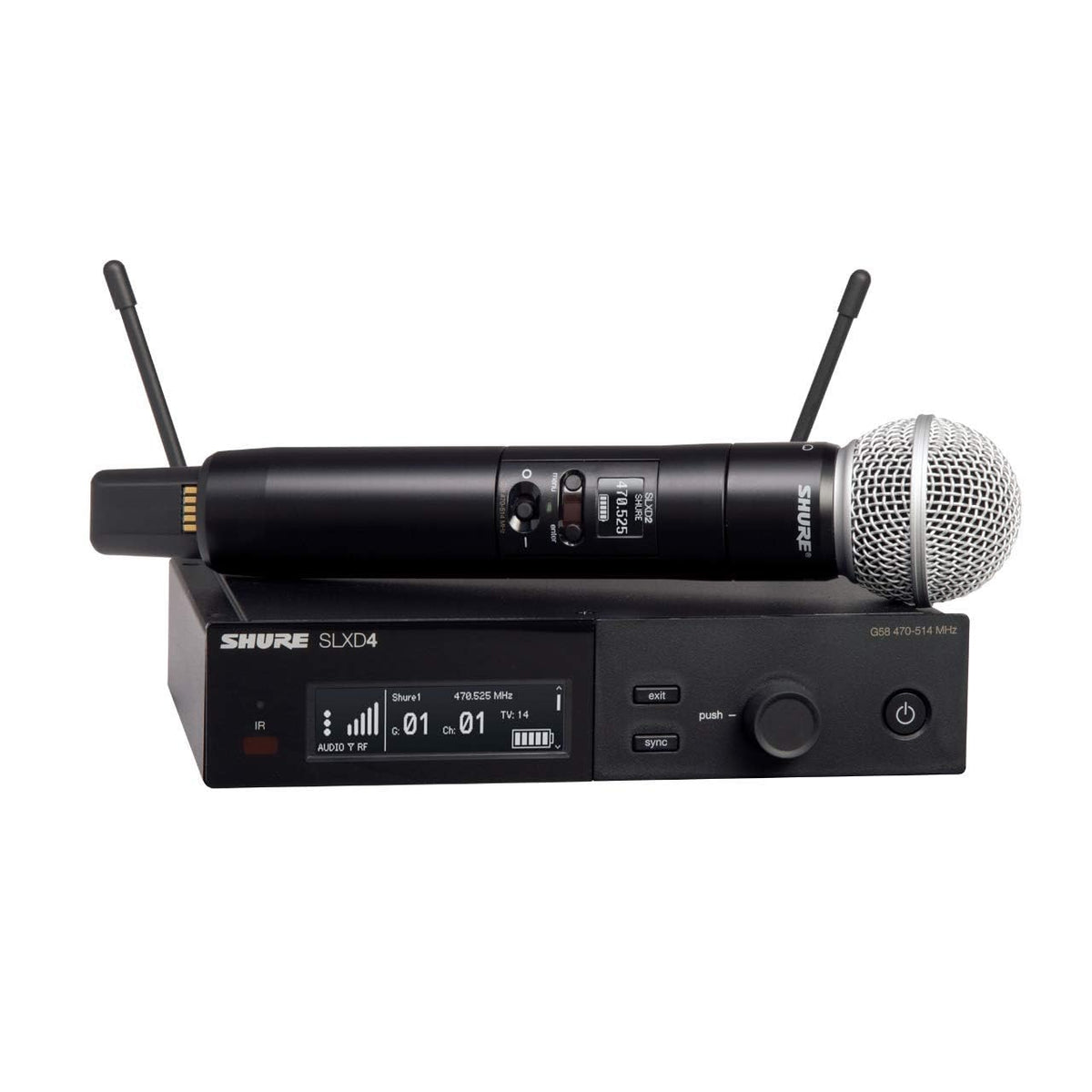 Shure SLXD24D/SM58 Dual Wireless Vocal System - H55 Band