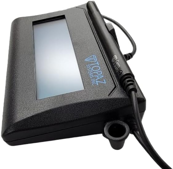 Topaz Systems High-Performance USB, Citrix Ready SignatureGem Signature Pad T-LBK462-HSX-R (Renewed)