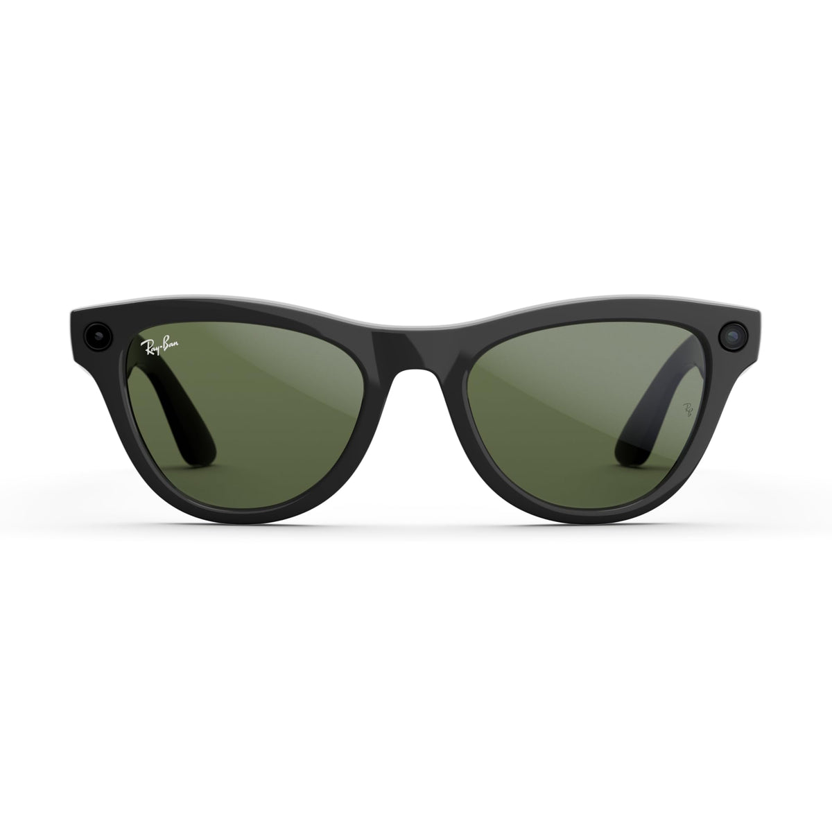 Meta Ray-Ban (Gen 1) Skyler, Shiny Black | Smart AI Glasses for Men, Women â 12 MP Camera, Open-Ear Speakers for Audio, Video Recording, Bluetooth â TransitionsÂ® Cerulean Blue â Wearable Technology