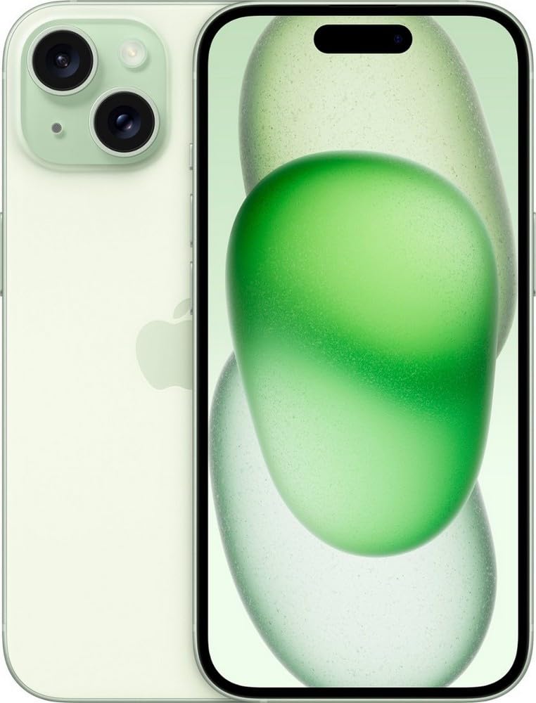 Apple iPhone 15 Plus, 128GB, Black - Locked to Verizon (Renewed)