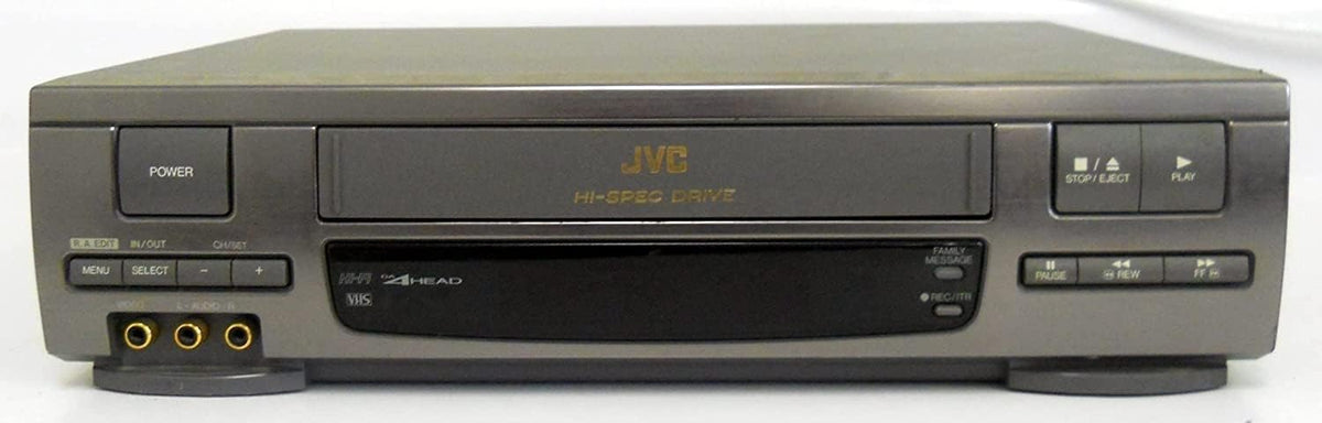 JVC 4 Head Vcr+ VCR with Remote (Renewed)