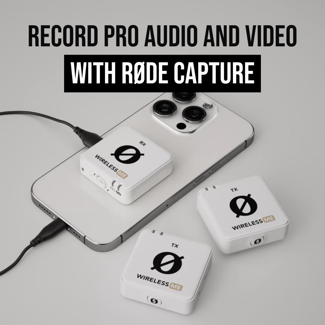 RÃDE Wireless ME (2 TX + 1 RX + Charging Case), Ultra-Compact