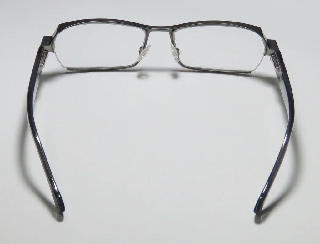 NEW HARRY LARY'S LEGACY MENS DESIGNER FULL-RIM SAGE / TRANSPARENT GRAY ULTIMATE COMFORT SPECIAL FRAME DEMO LENSES 55-16-0 FLEXIBLE HINGES EYEGLASSES/SPECTACLES
